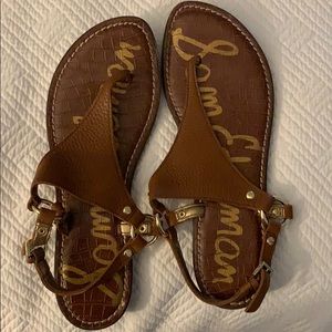 Same Edelman brown sandals